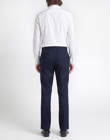 Man Pants Navy Size 34 Polyester, Viscose, Elastane