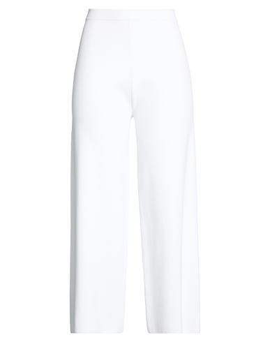 D. exterior Woman Pants White Size M Viscose, Polyamide