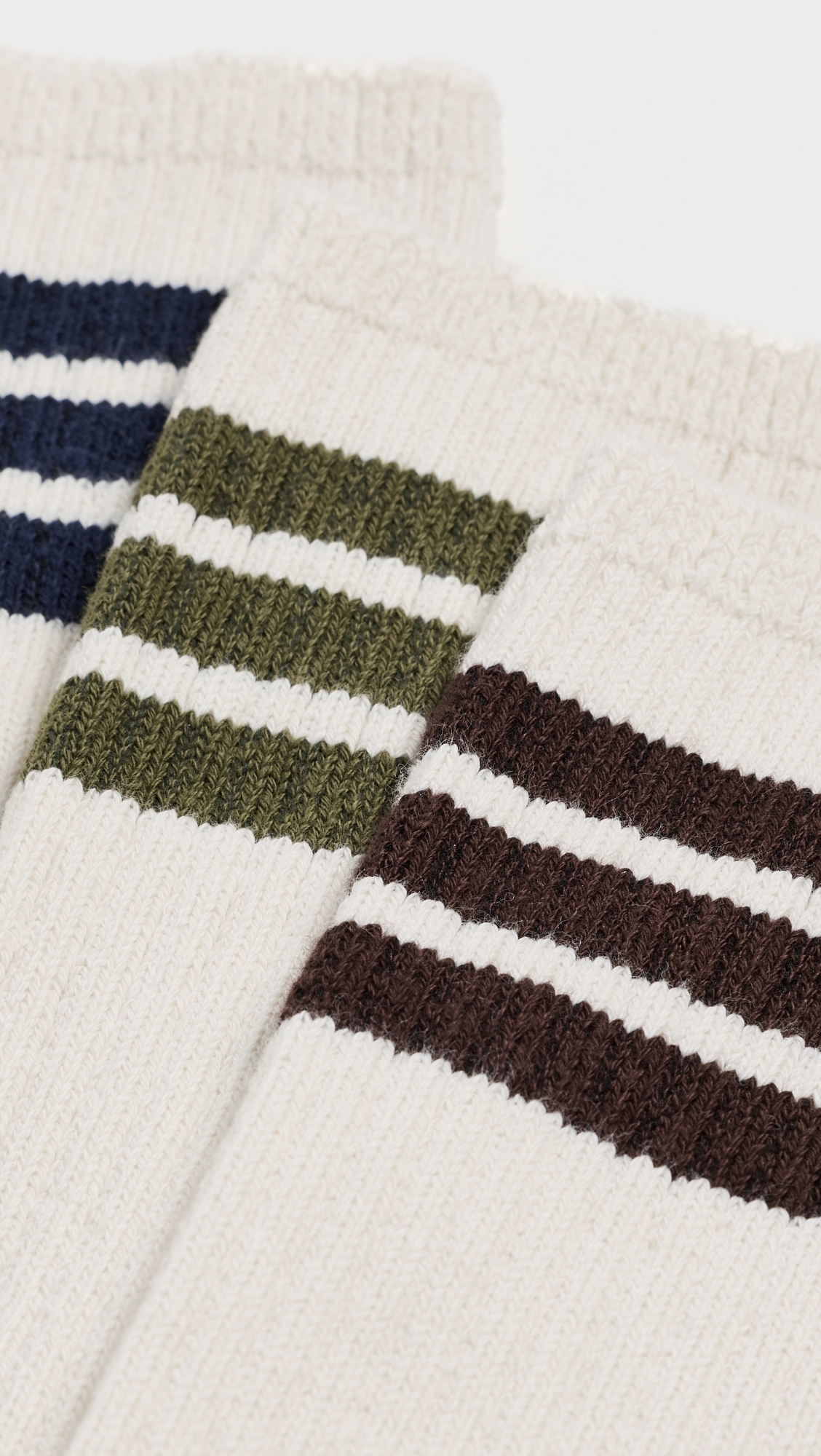 Gym Ribbed Socks 3 Pack Variety Pack B-B-G One Size