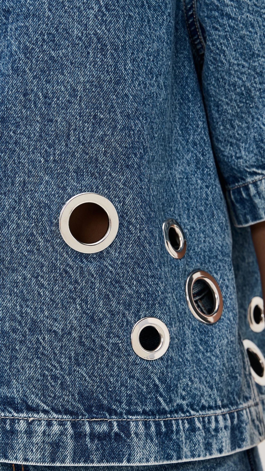Closed Short Sleeve Denim Shirt Mid Blue