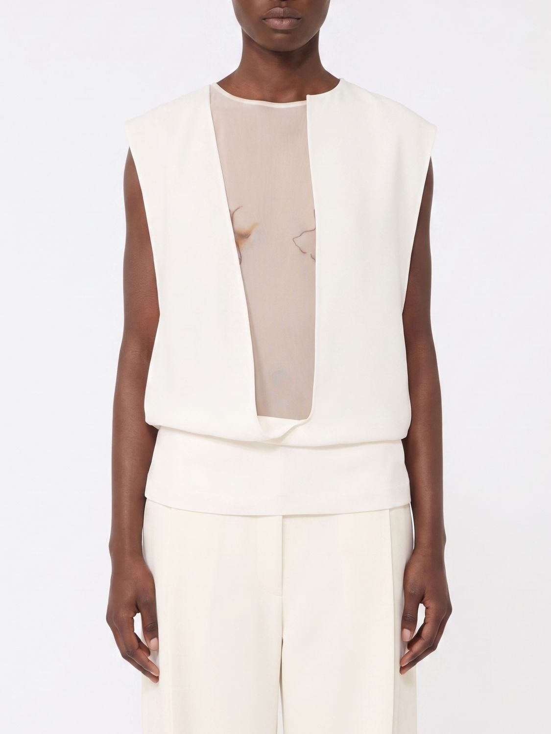 Top Woman color White
