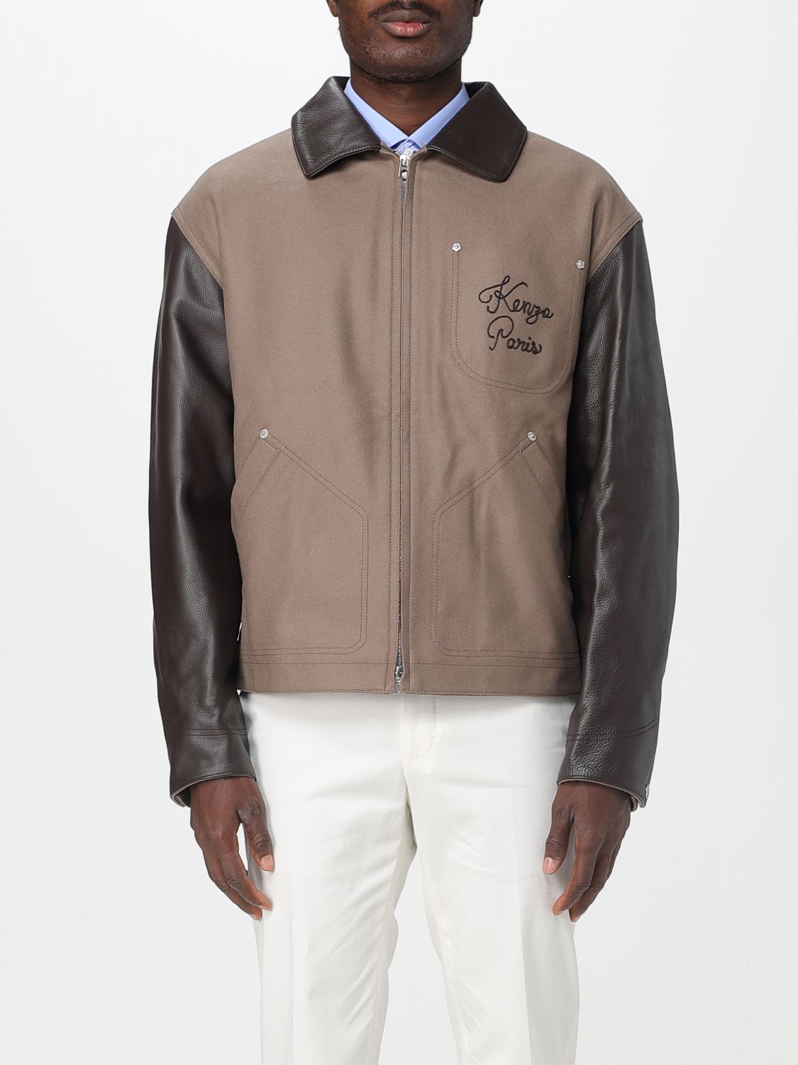 Jacket Men color Dove Grey