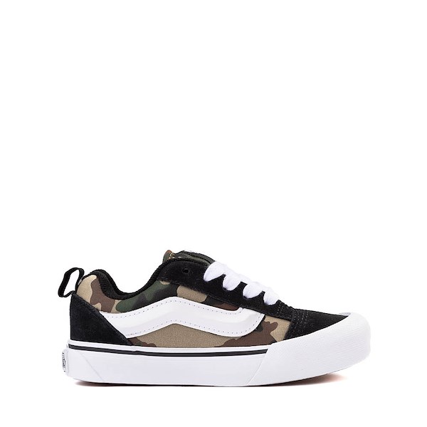 Vans Knu Skool Skate Shoe - Little Kid - Black / Camo
