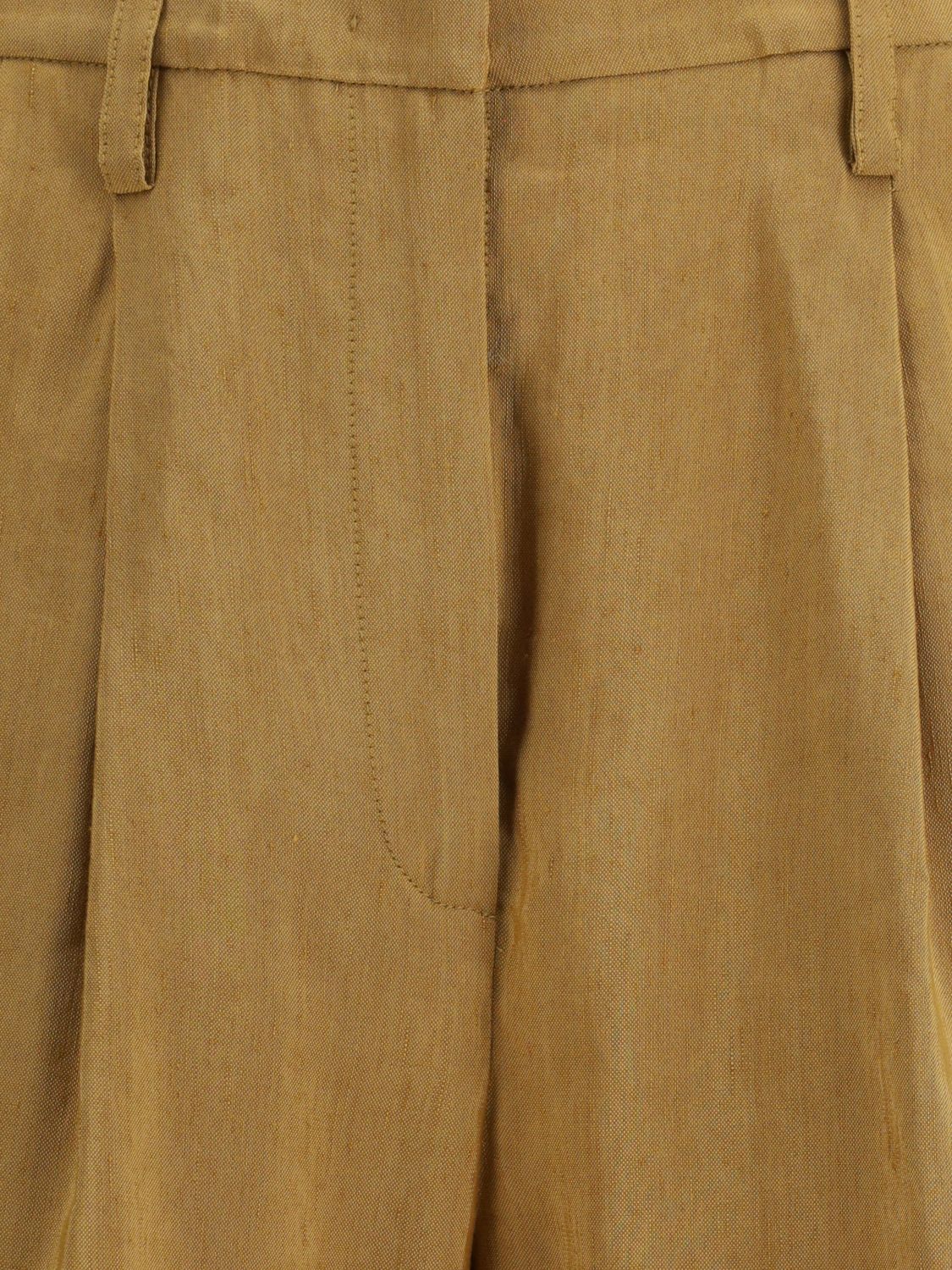 Pants Woman color Gold
