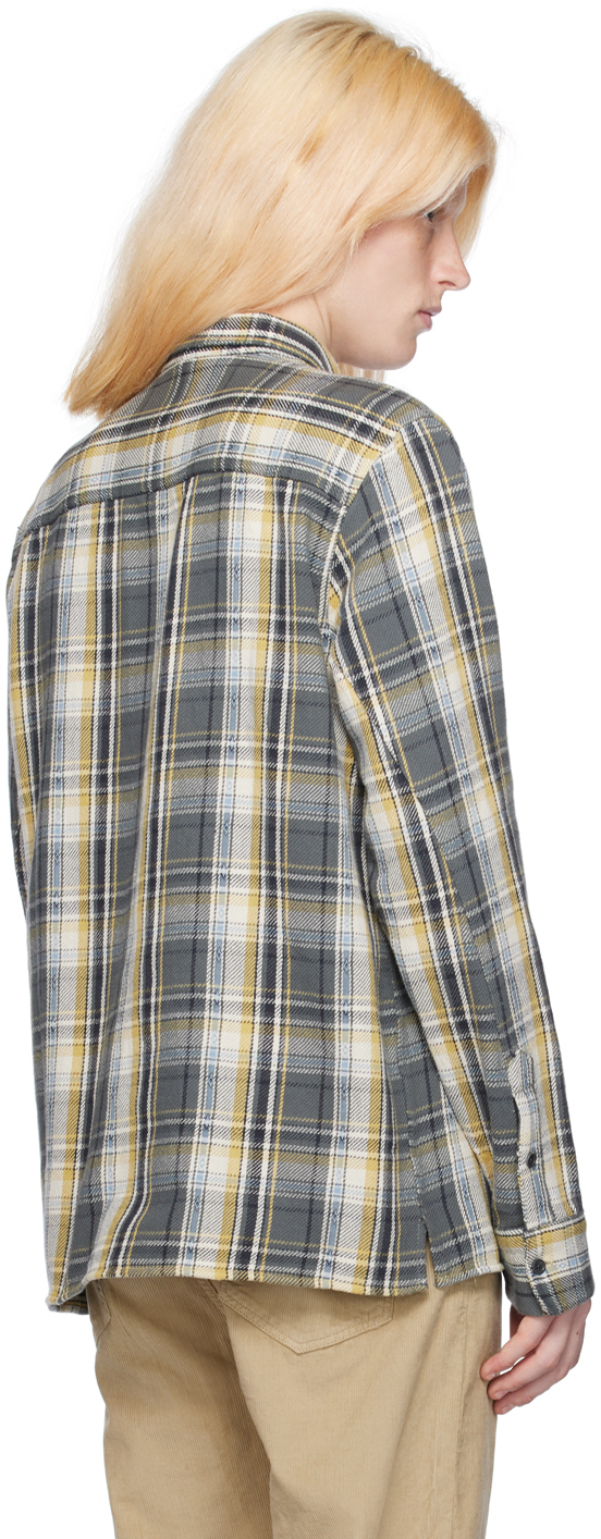 Officine Générale Gray & Off-White Ahmad Shirt