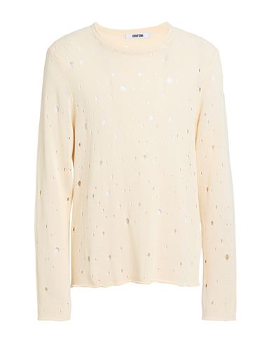 Grifoni Man Sweater Ivory Size 34 Cotton, Polyamide