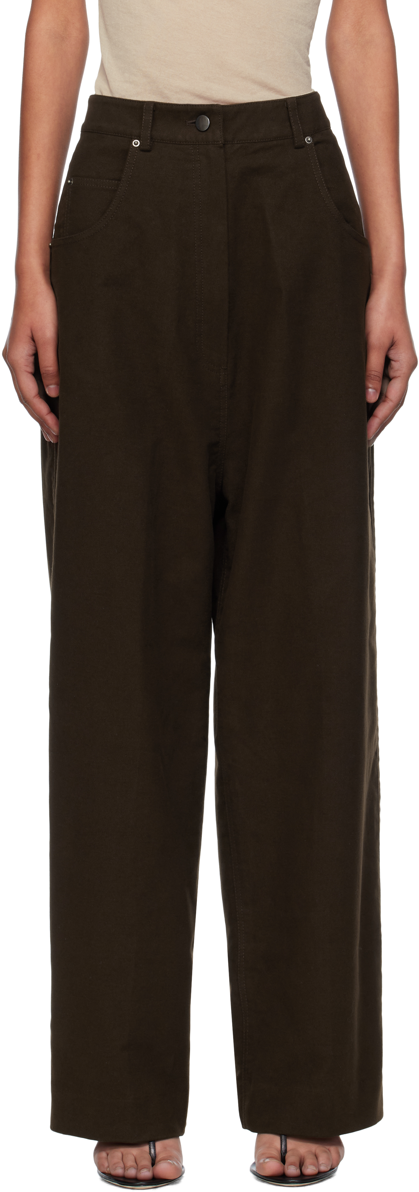 Brown Grace Trousers