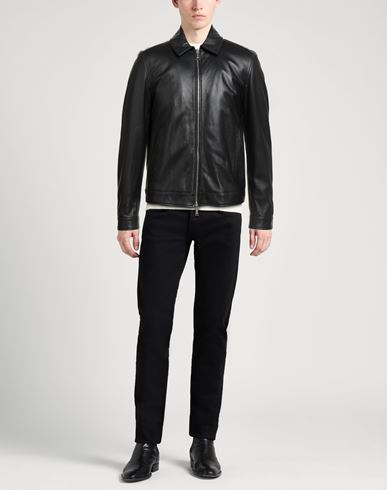 Man Jacket Black Size 40 Lambskin