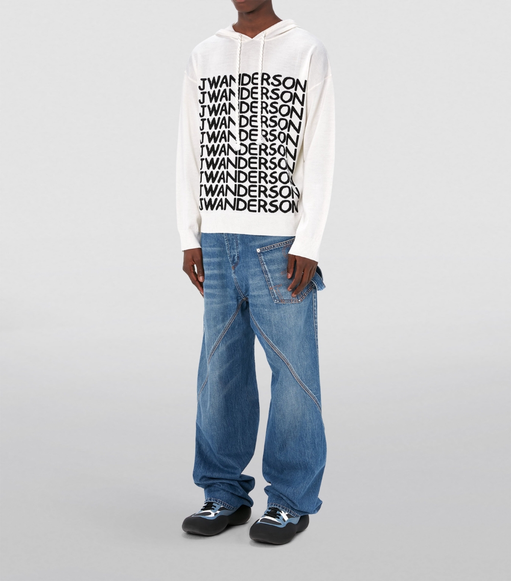 Merino Wool Logo Sweater