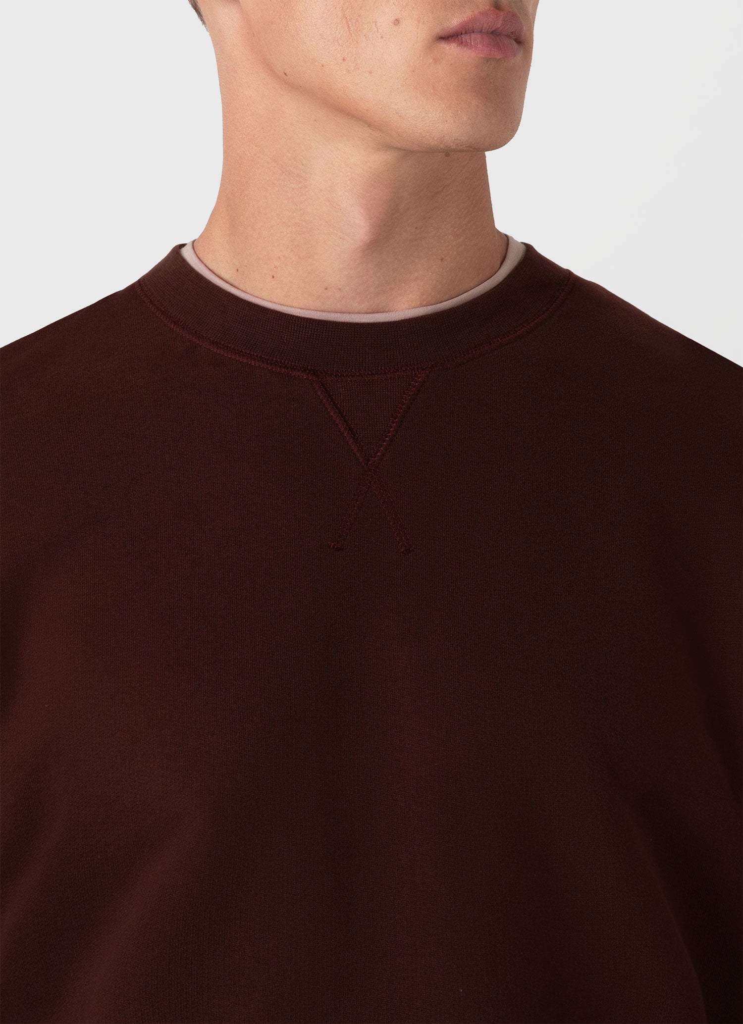 Men's Loopback Sweatshirt in Raisin 