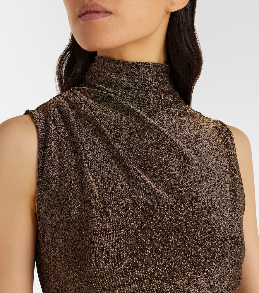 Mylie glitter jersey top