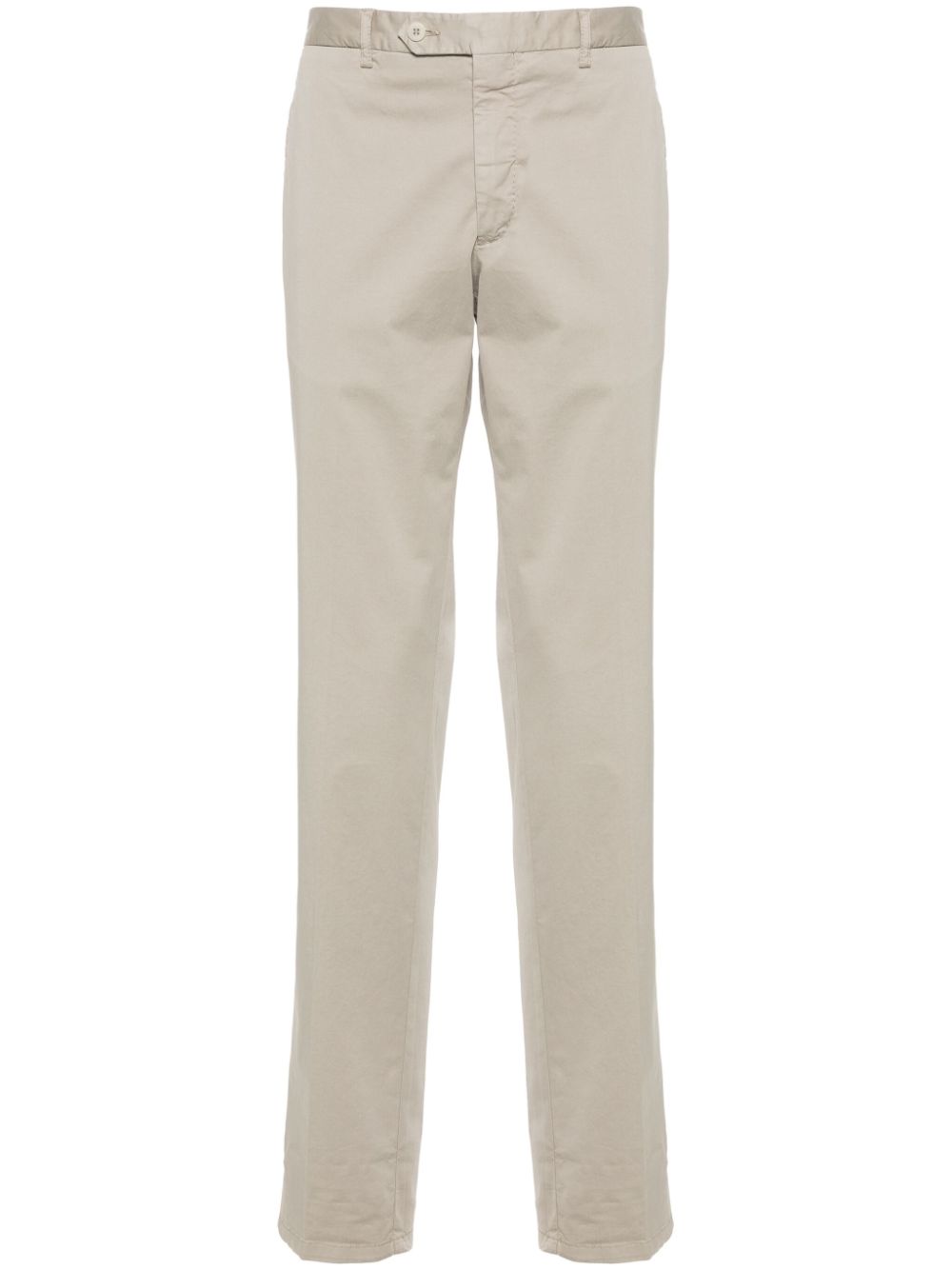 Pressed-crease trousers - Neutrals