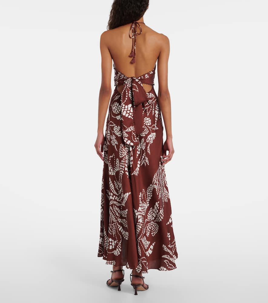 Carla printed maxi dress
