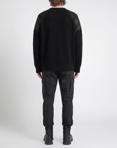 Man Sweater Black Size XL Virgin Wool, Polyester, Cotton