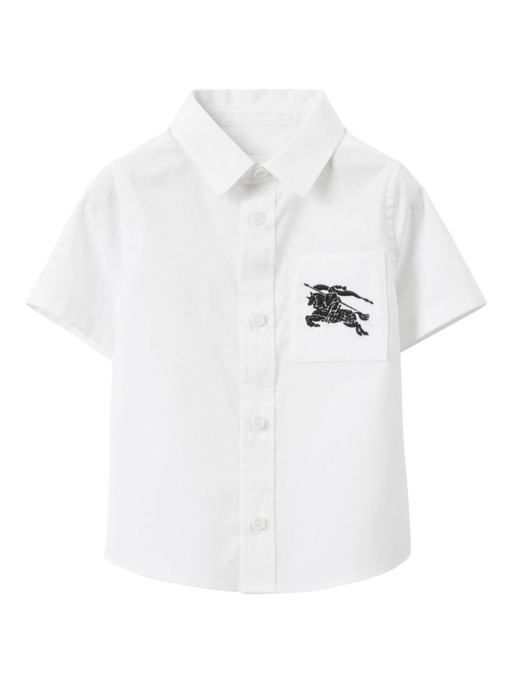 Equestrian Knight-motif shirt - White