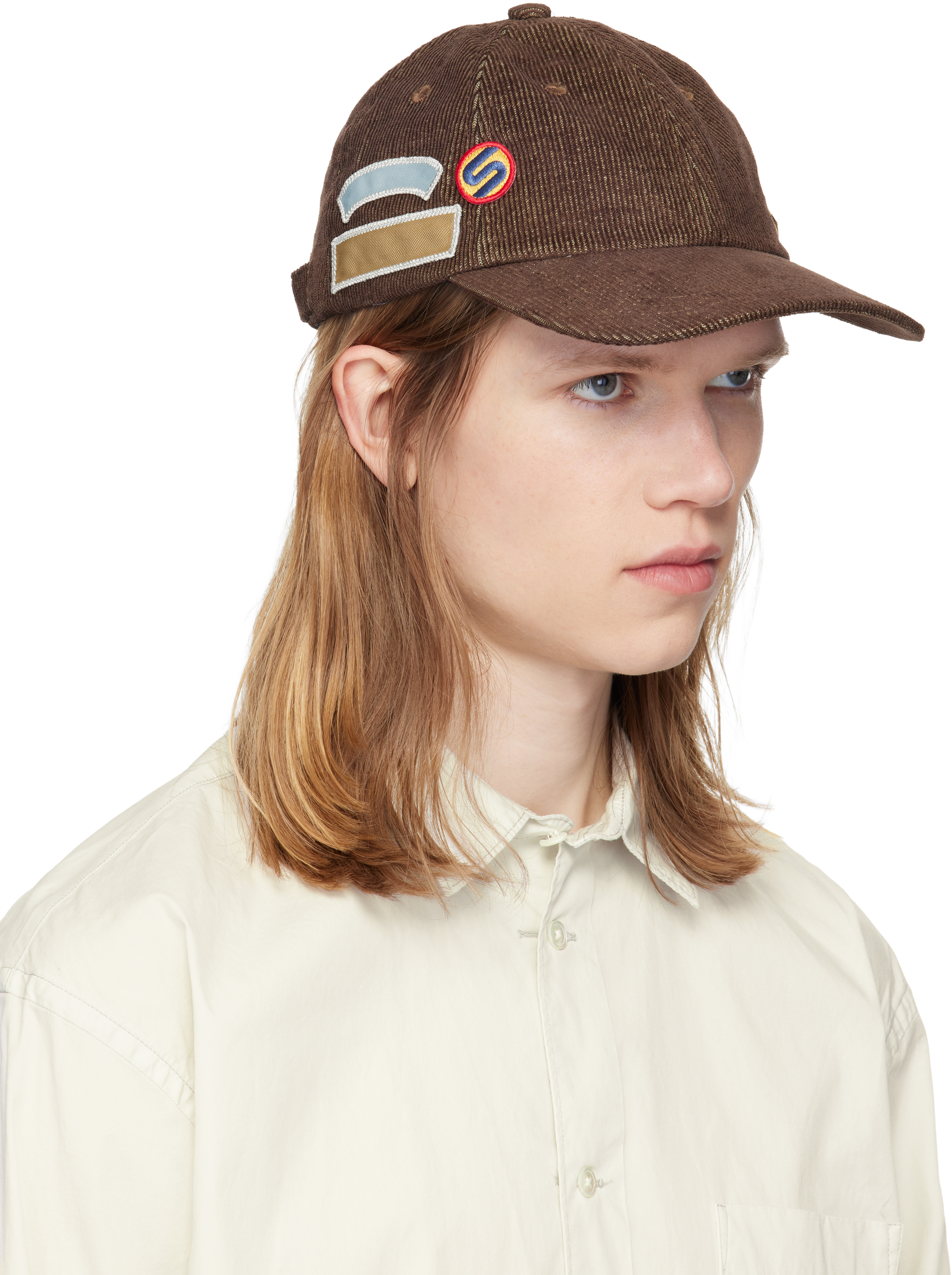 Brown Patch Cap