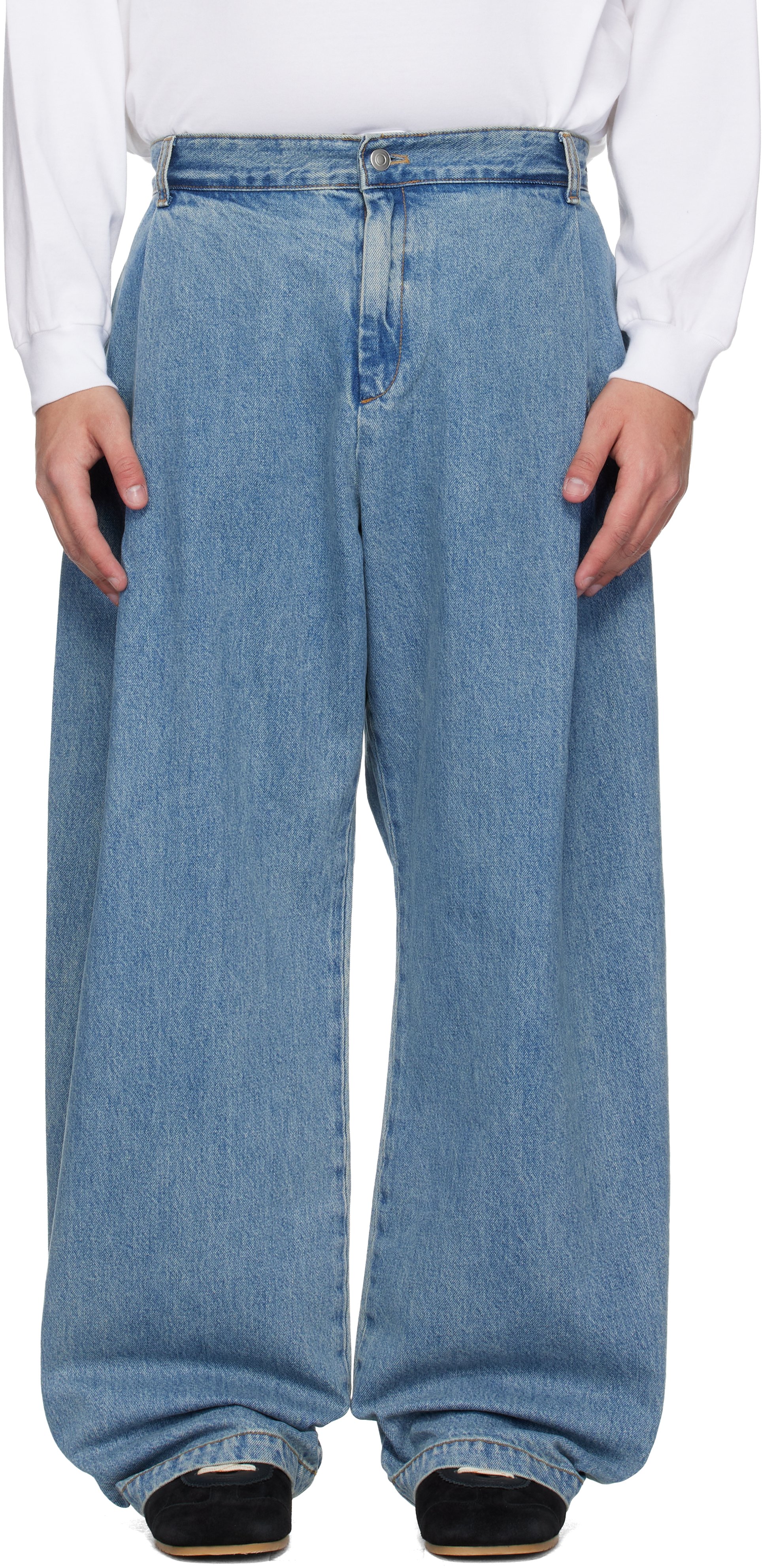 Blue Denim 410 Bermuda Jeans