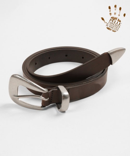 Simple Western Hard Leather Belt