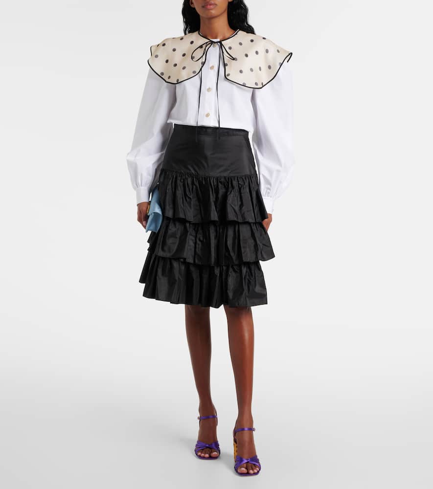 Cotton poplin shirt