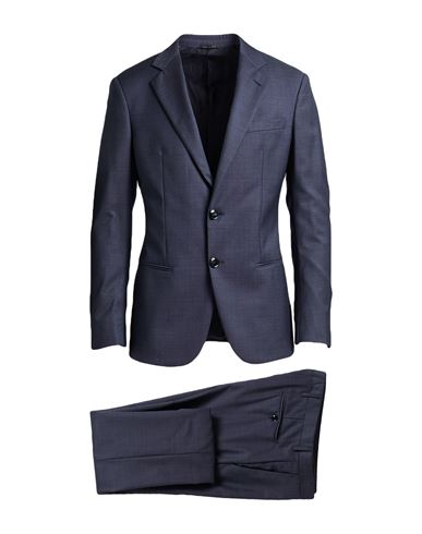 Man Suit Navy Size 38 Virgin Wool
