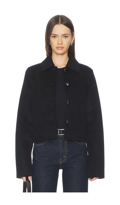 Favorite Daughter The Annabel Wool Jacket in Black. M. Also in S