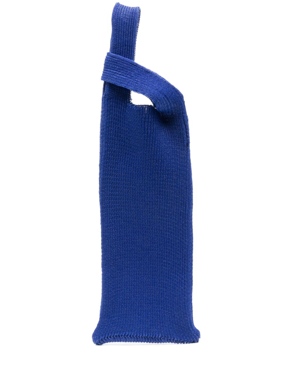 Emma knitted tote bag - Blue