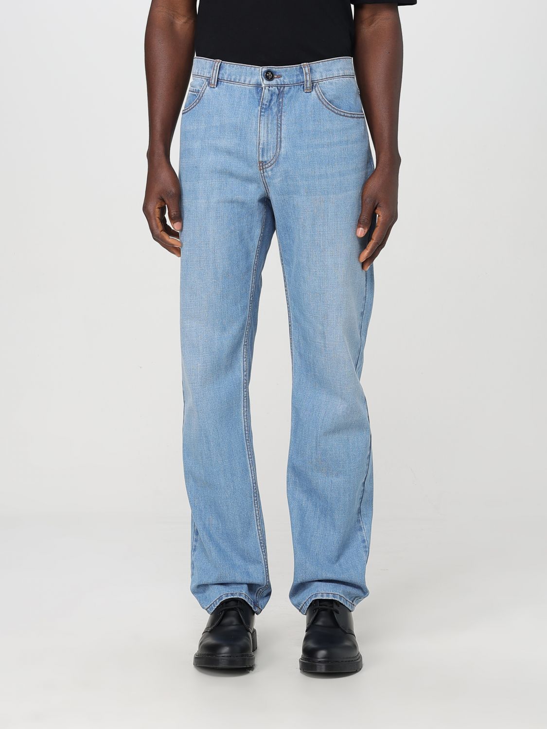 Jeans FERRARI Men color Denim