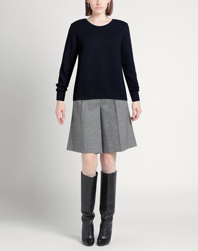 Woman Sweater Midnight blue Size 4 Virgin Wool