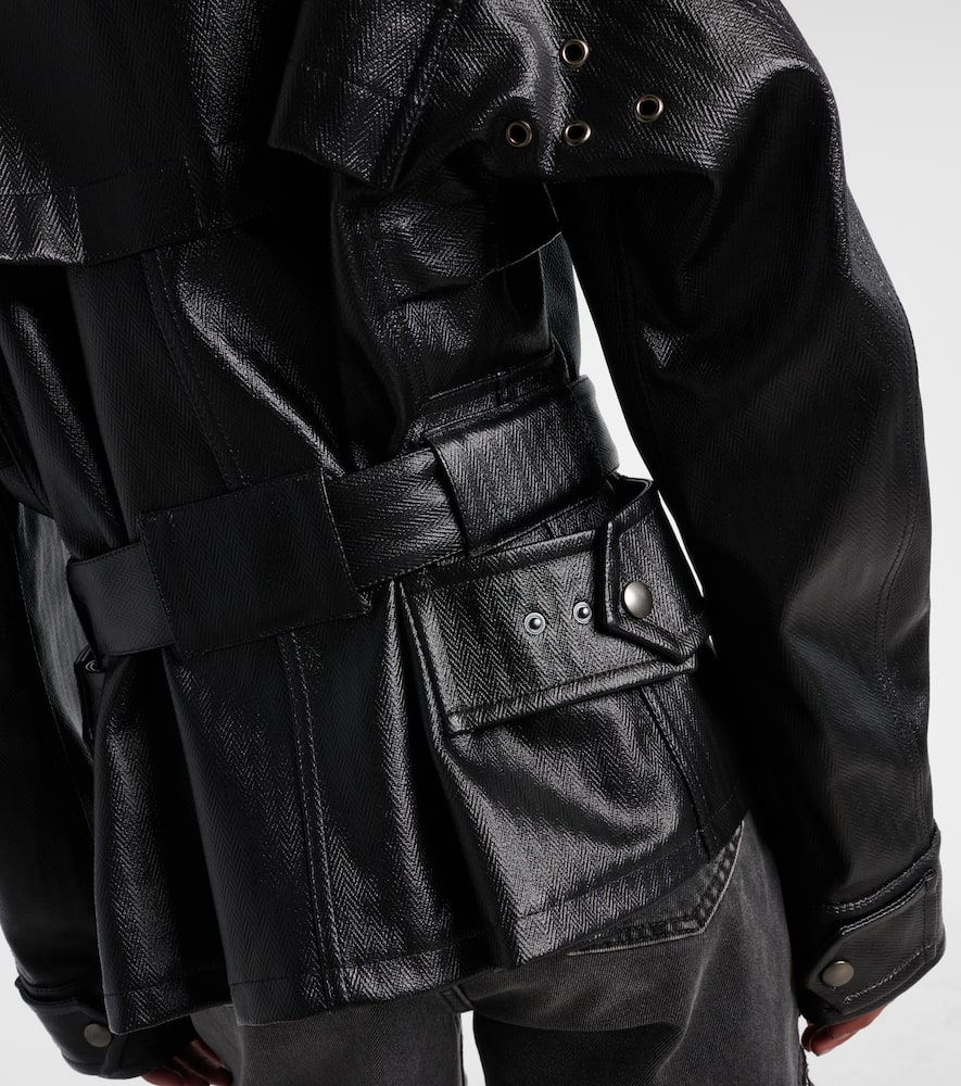 Herringbone cotton jacket