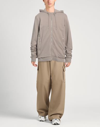 Bikkembergs Man Sweatshirt Khaki Size XS Cotton, Elastane