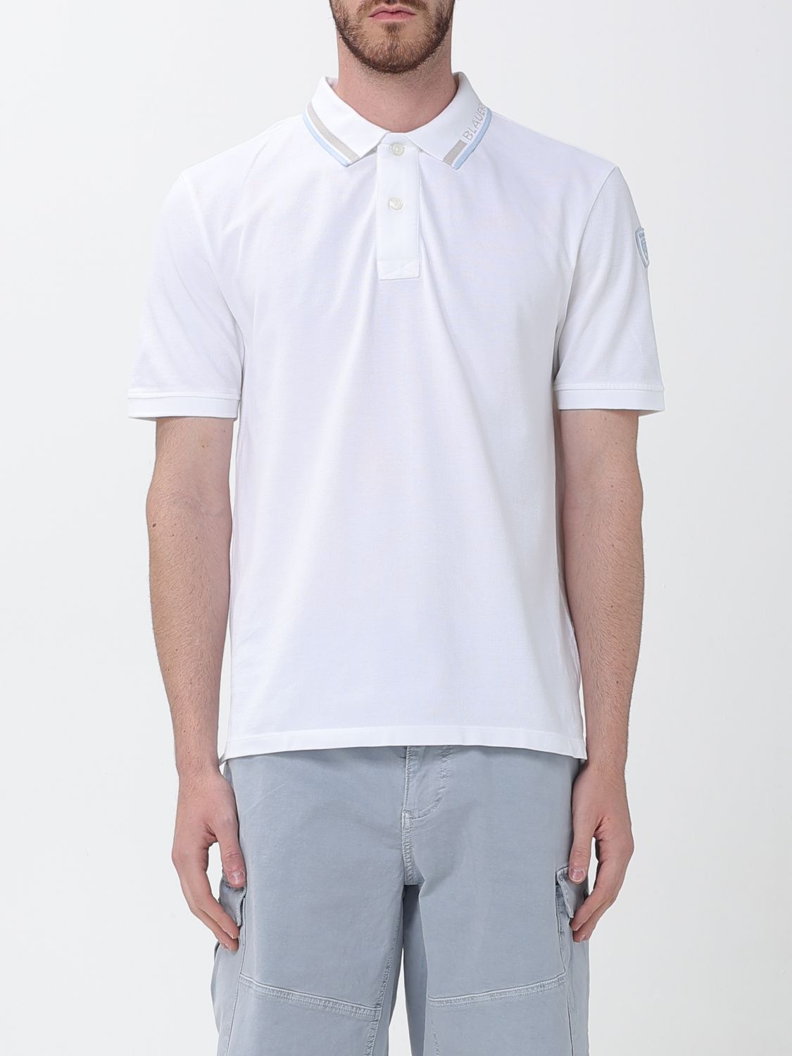 Polo Shirt Men color White