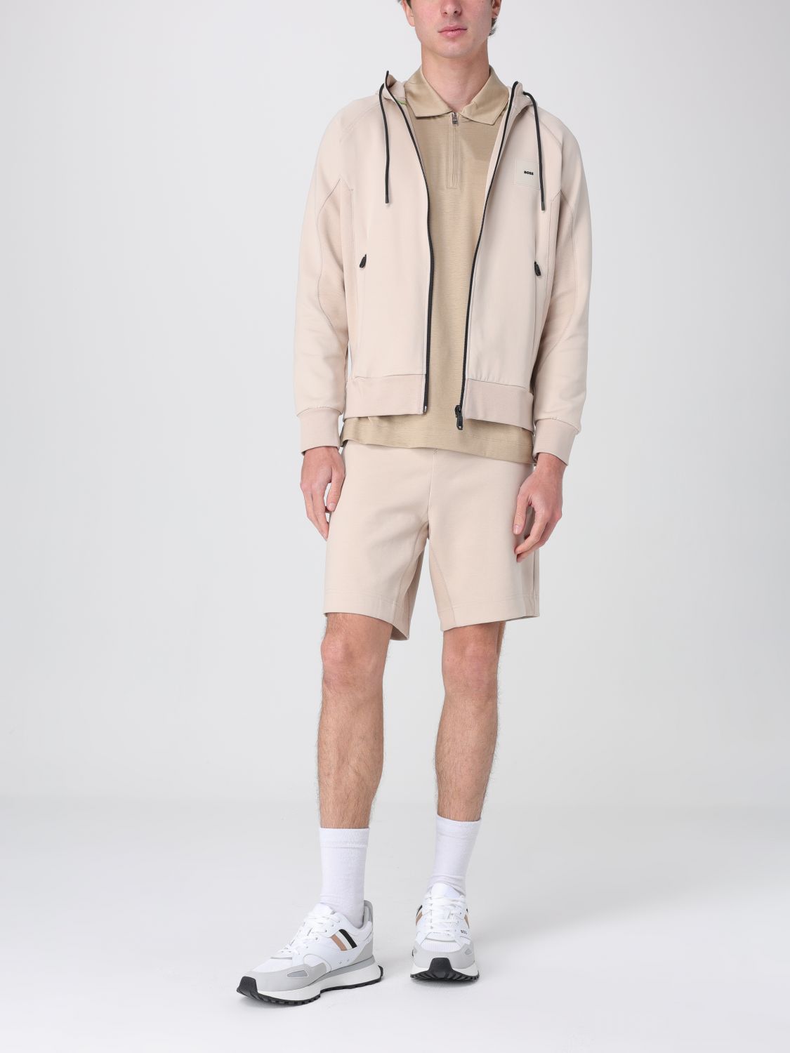 Polo Shirt BOSS Men color Beige