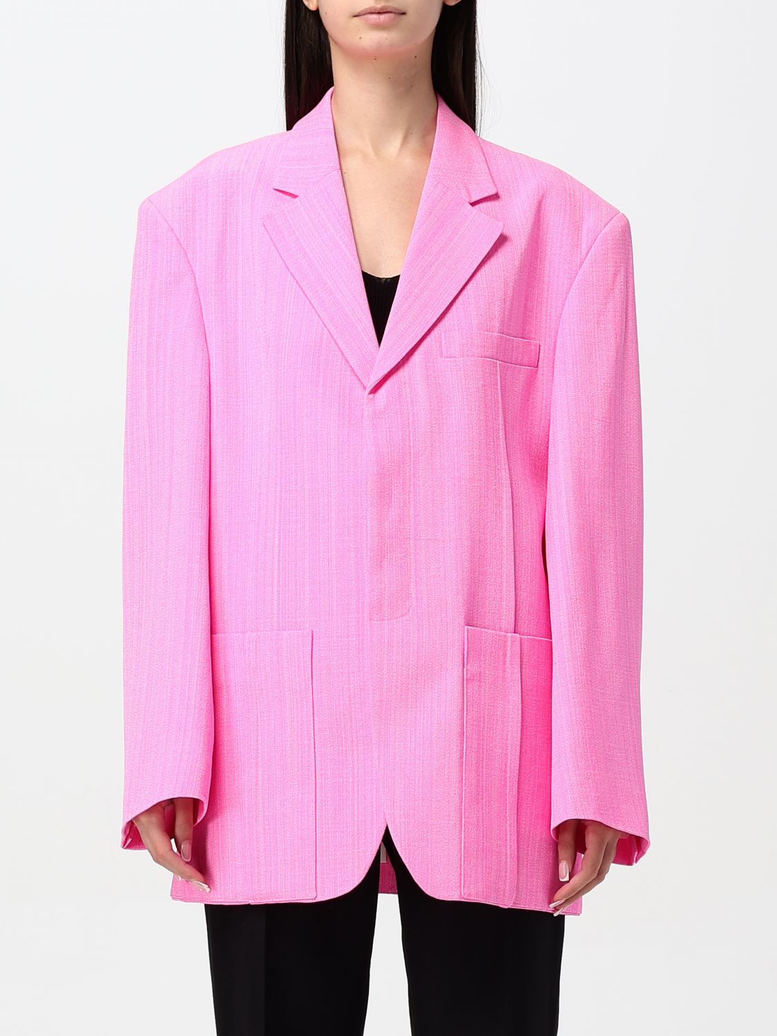 Single-breasted blazer - Pink