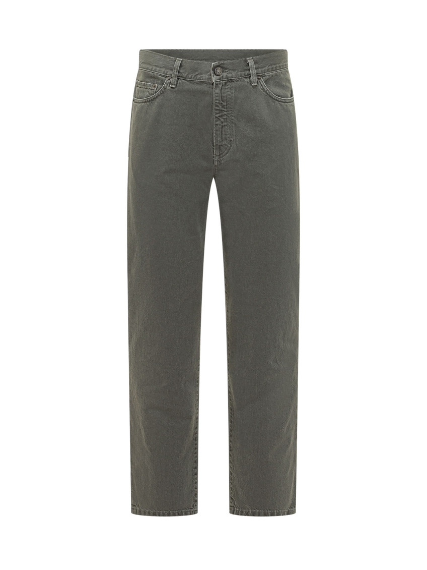 Grey Regular Mid Rise Jeans