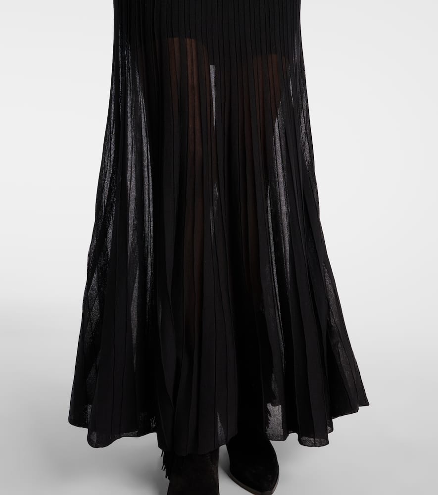 Gisole pointelle turtleneck maxi dress