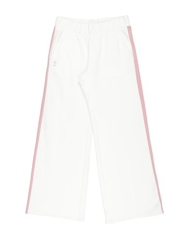 Kid Girl Pants White Size 13 Cotton, Elastane