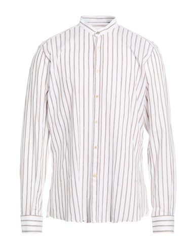 Man Shirt Beige Size 15 ½ Linen, Cotton