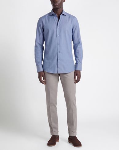 Man Shirt Slate blue Size 15 ½ Cotton