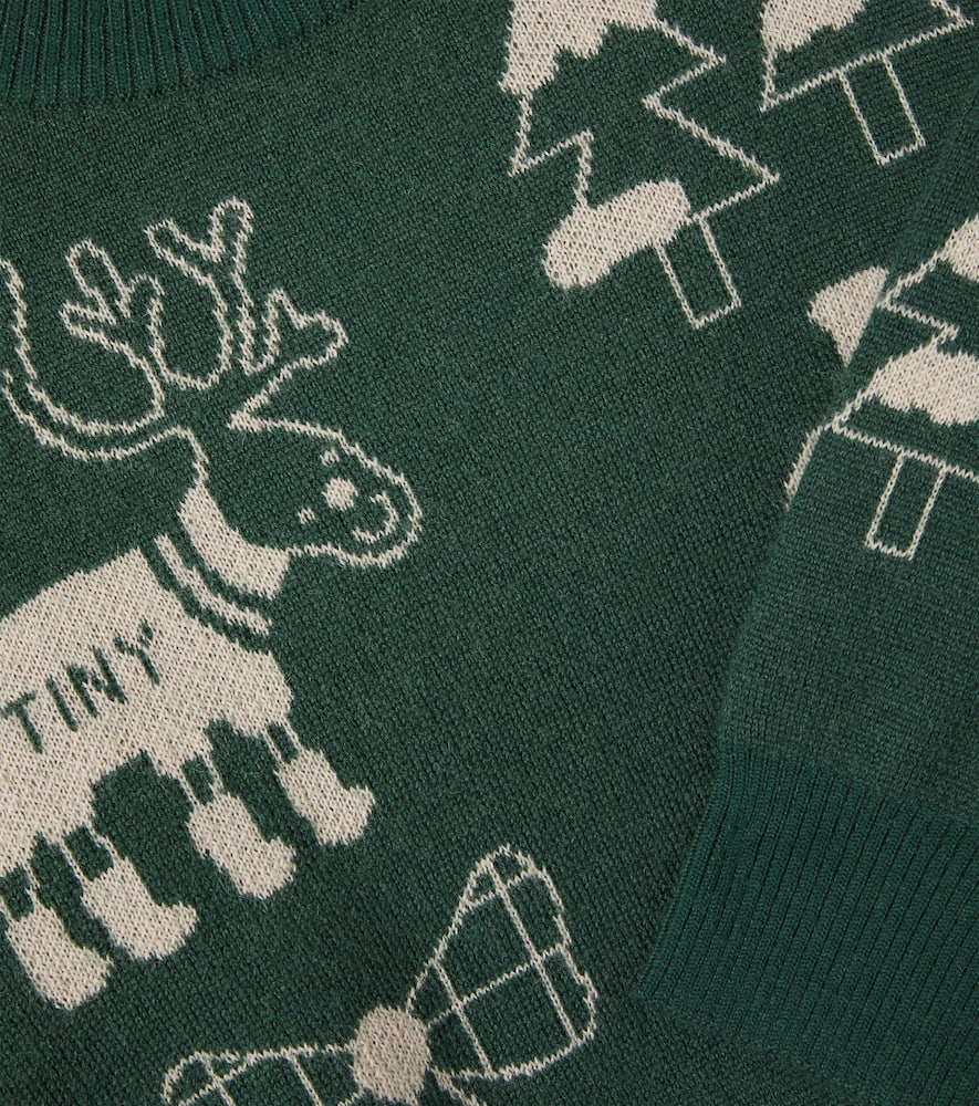 Tiny Town wool-blend sweater