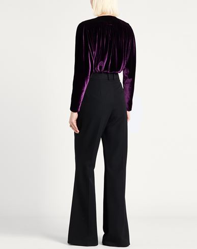 Woman Bodysuit Purple Size 4 Polyester, Elastane