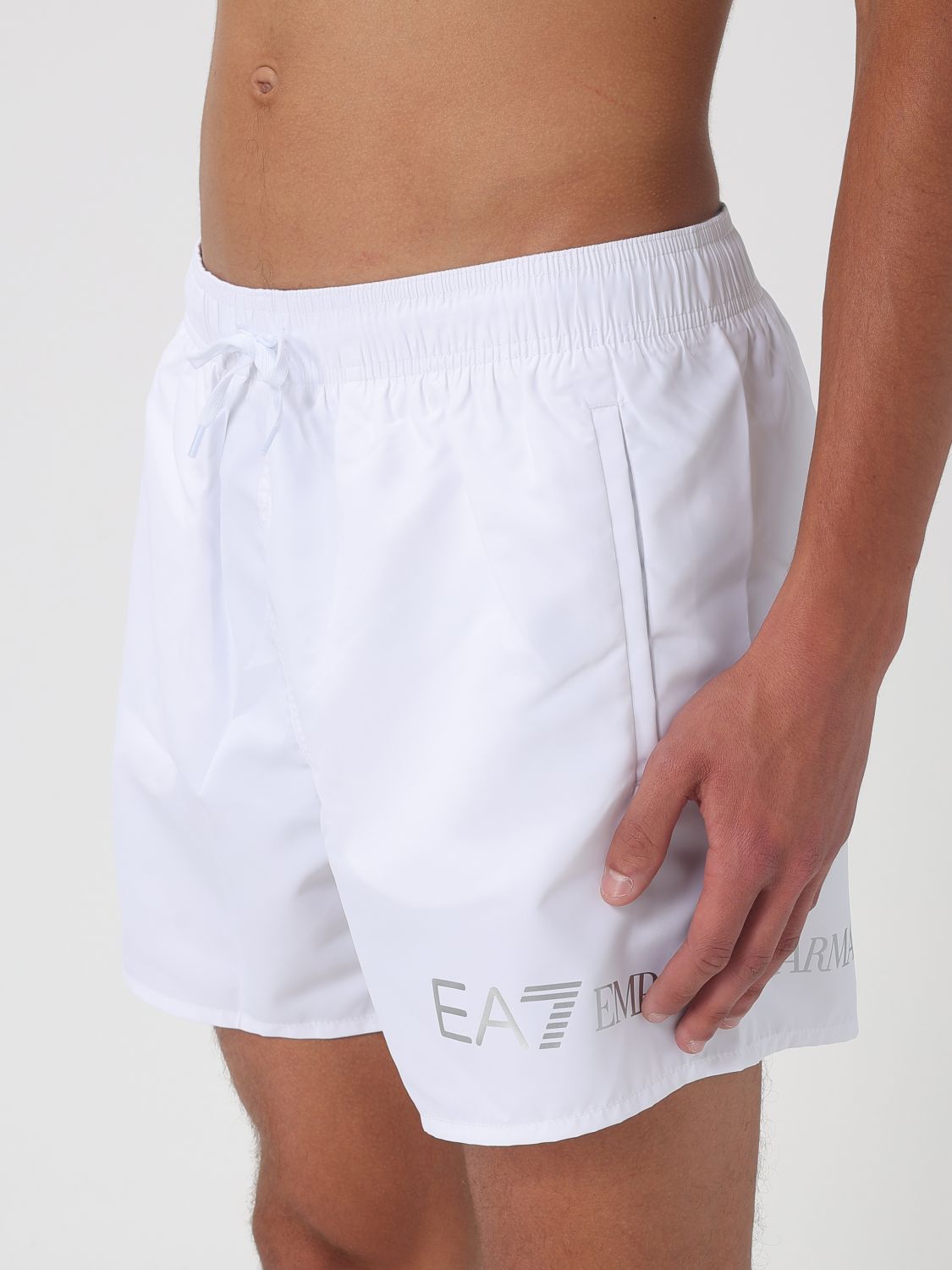Swimsuit Men color White