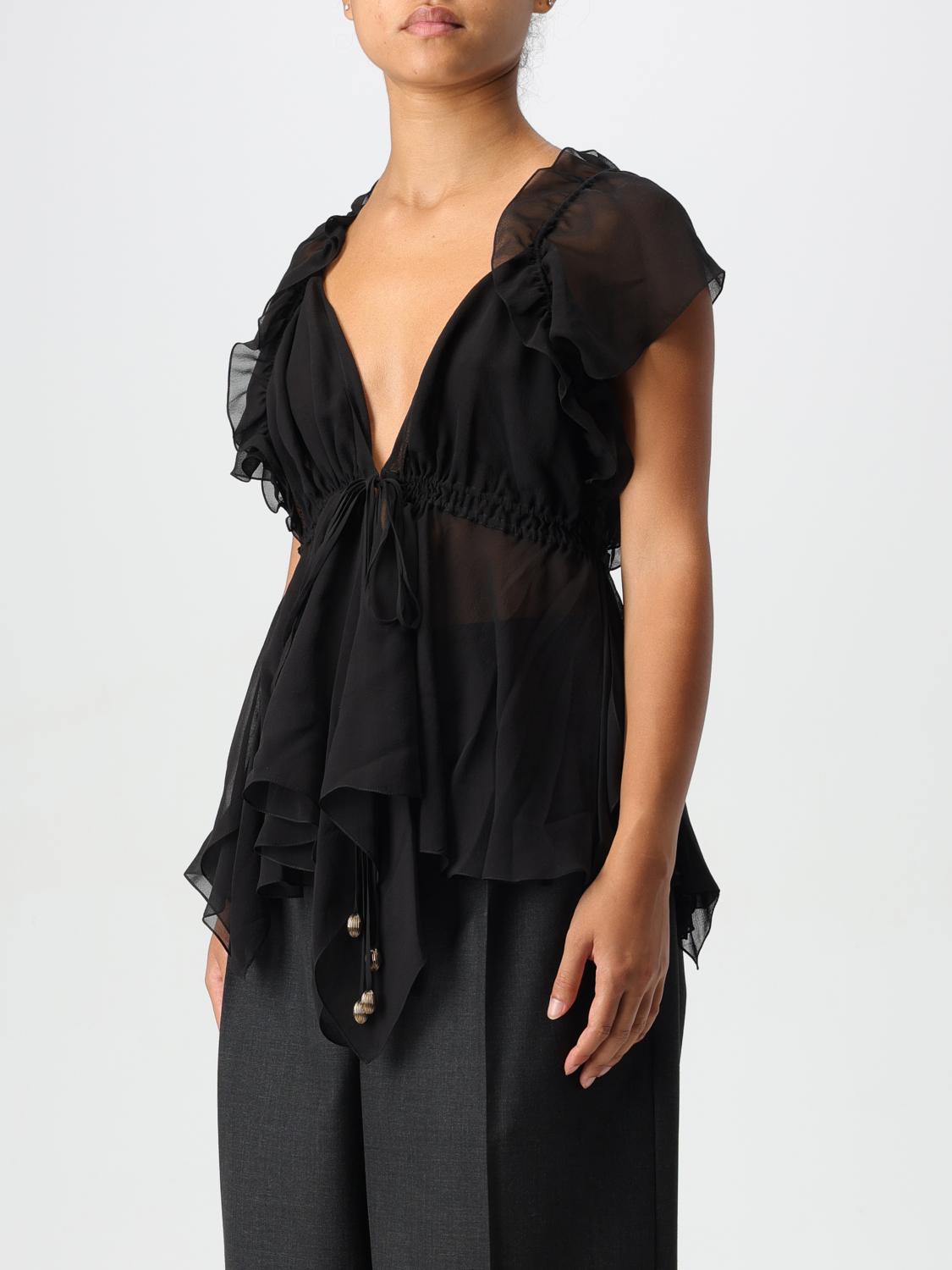Top CHLOÉ Woman color Black