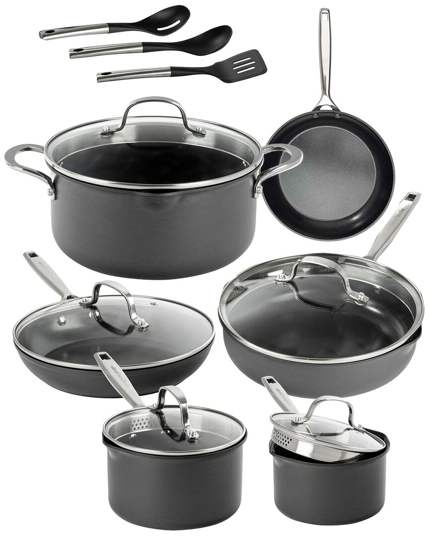 Gotham Steel Pro Ultra Ceramic 2X 15pc Nonstick Cookware Set with Utensils
