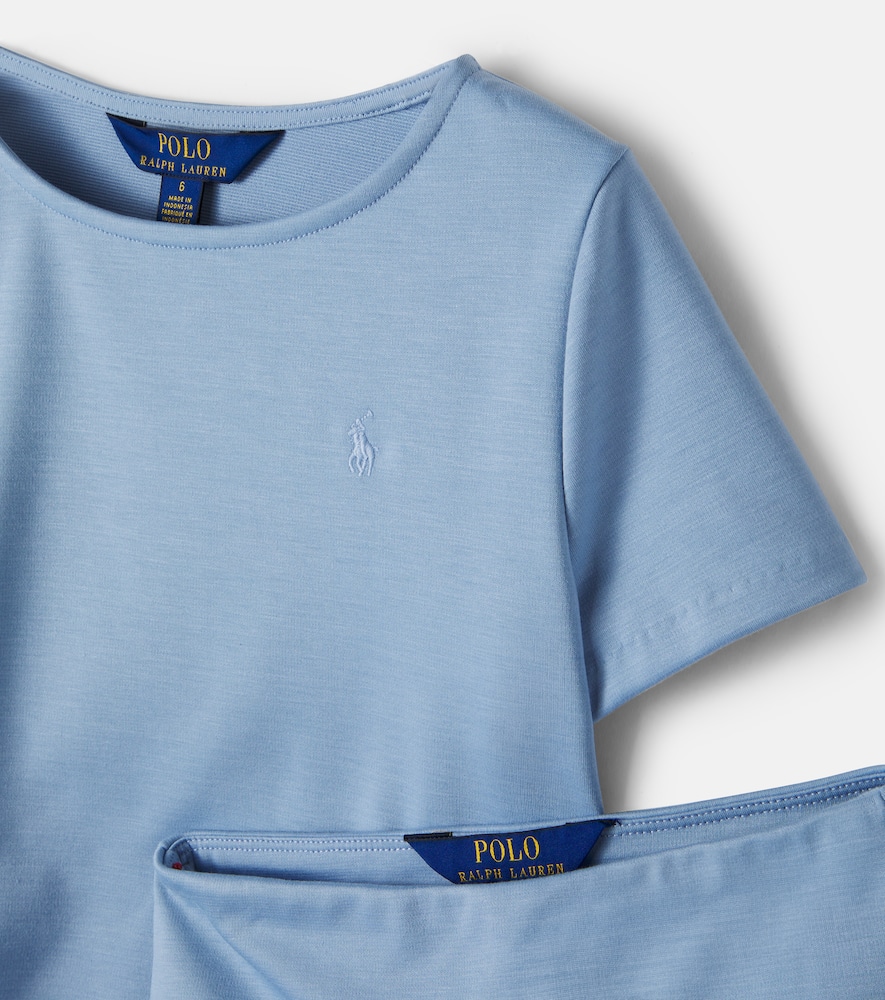 Jersey T-shirt and skirt set