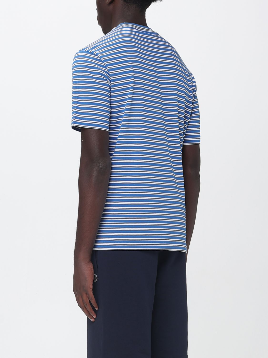 Polo Shirt Men color Gnawed Blue