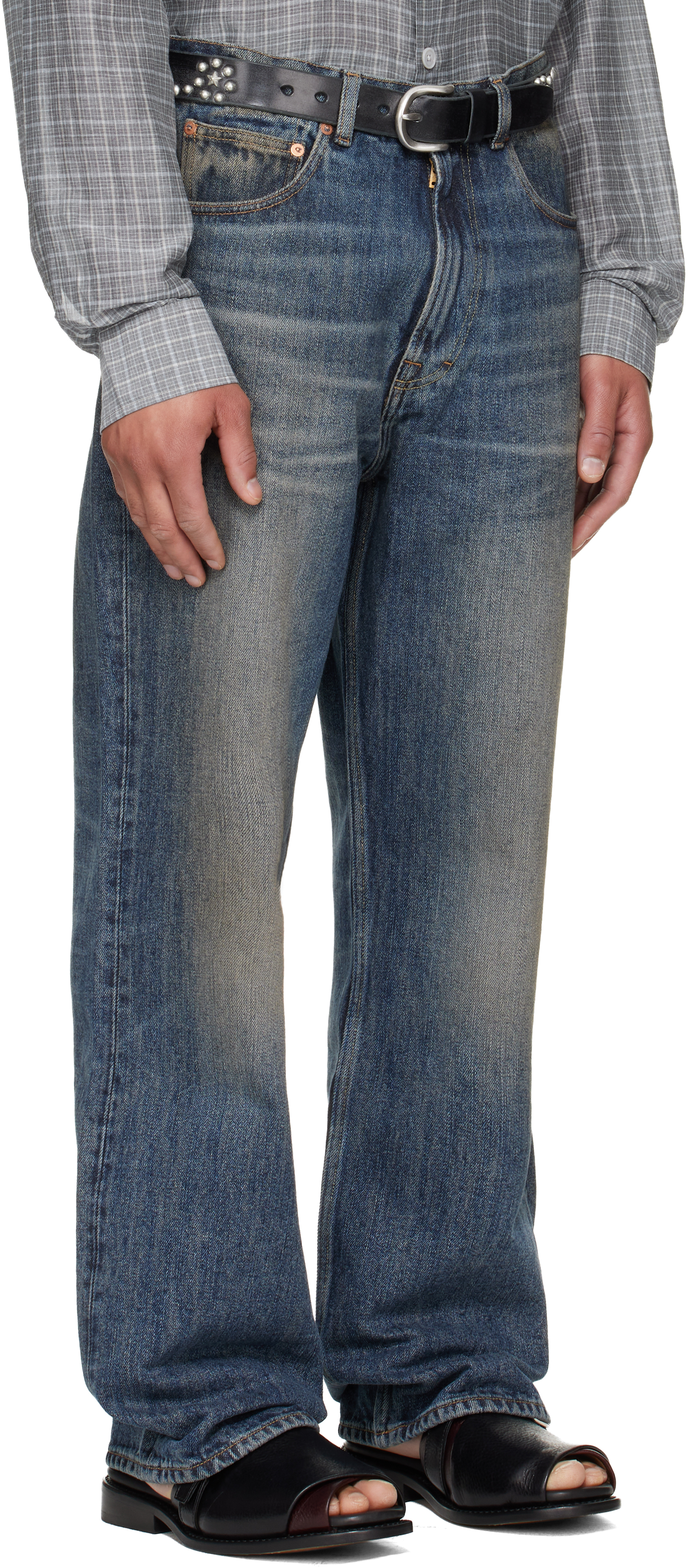 Blue Third Cut Jeans