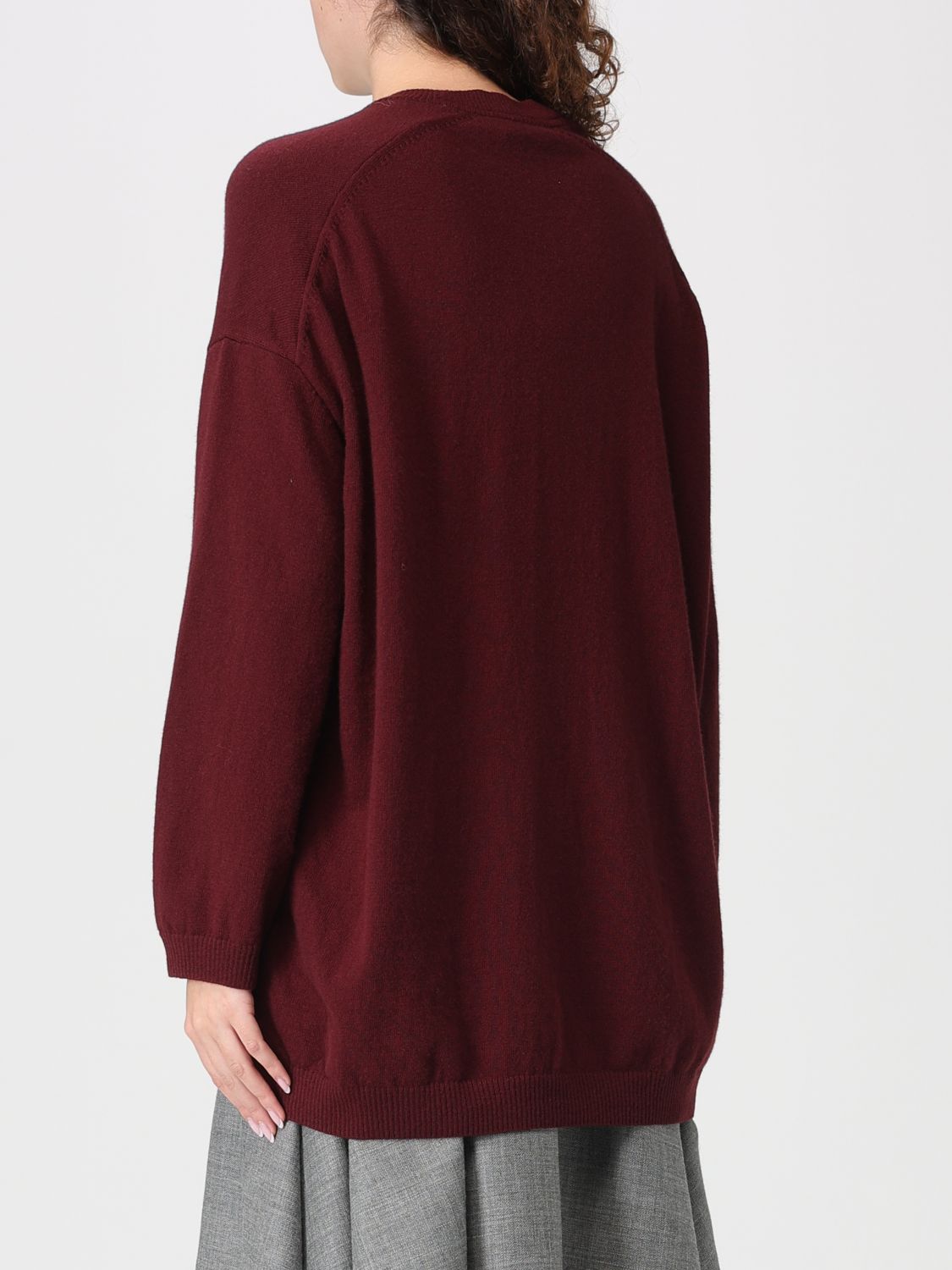 Sweatshirt Woman color Burgundy