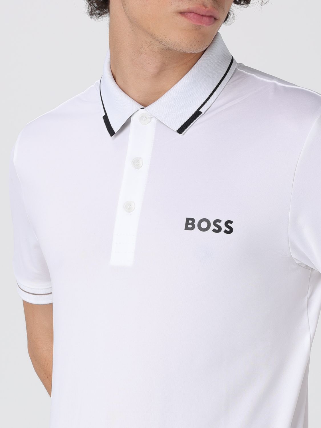 Polo Shirt BOSS Men color White
