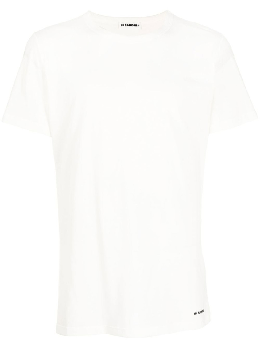 Crew-neck fitted T-shirt
