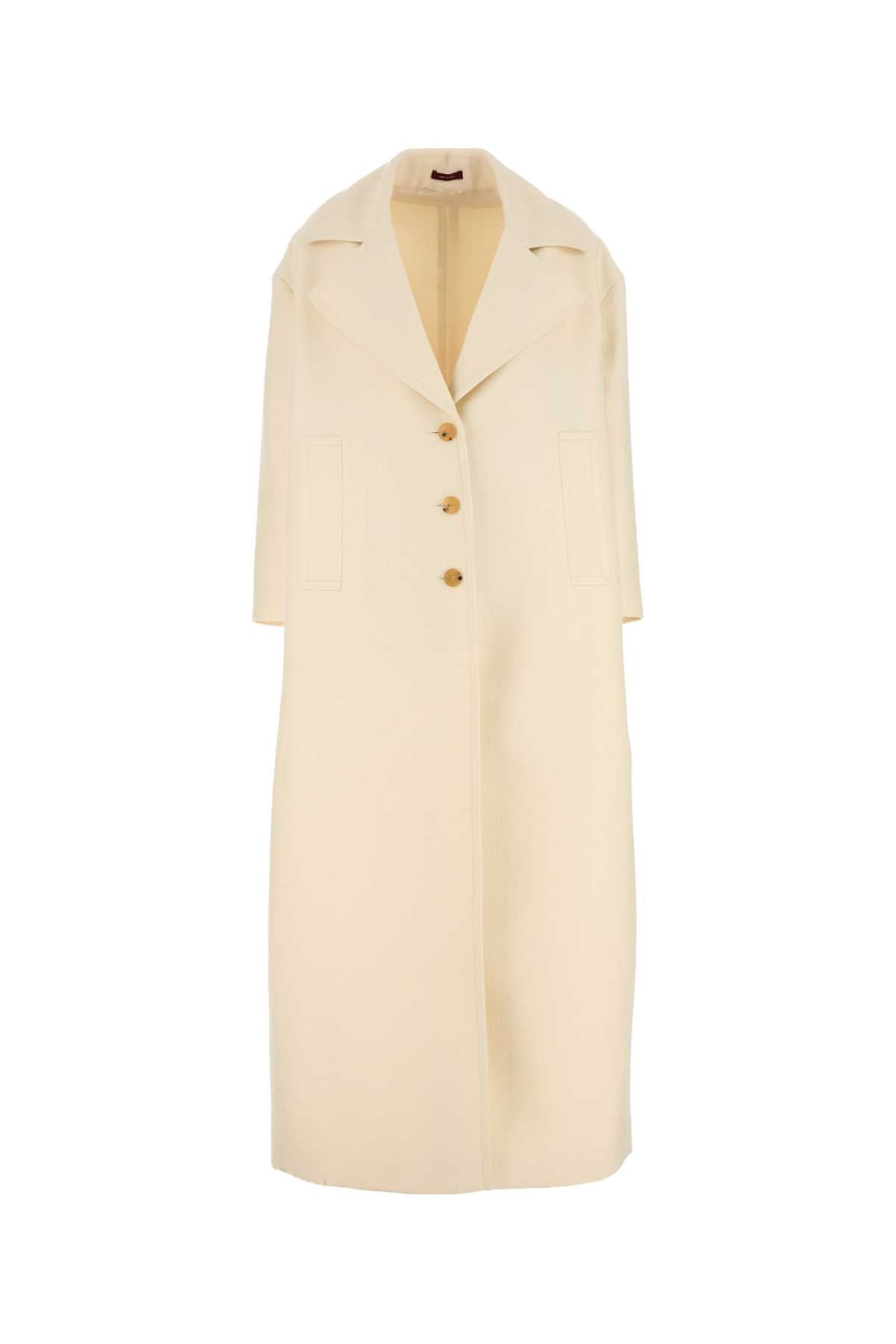 Crepe Coat — White